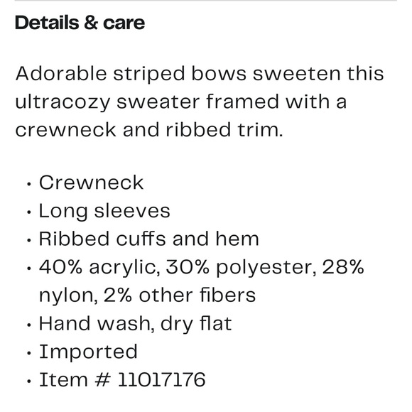 Chic Black Crew Neck, Bow Sweater - Picture 4 of 10